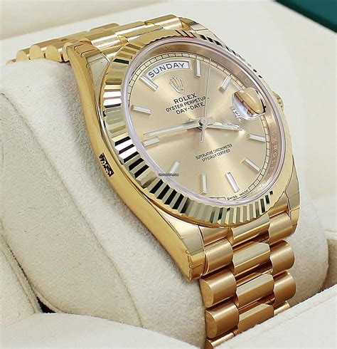 rolex day date president oro 18 kt|pre owned rolex president 40mm.